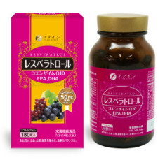 Complex with resveratrol, Omega-3 and coenzyme Q10 