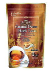 Esthe Pro Labo Caramel Detoc herbal tea with collagen packaging
