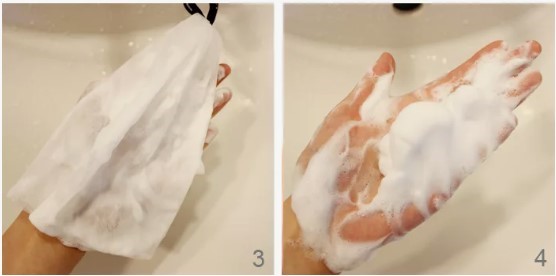 Skin after enzyme powder
