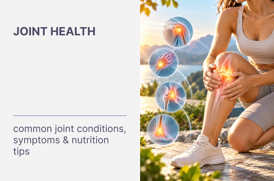 Joint Health: Common Joint Conditions, Symptoms & Nutrition Tips