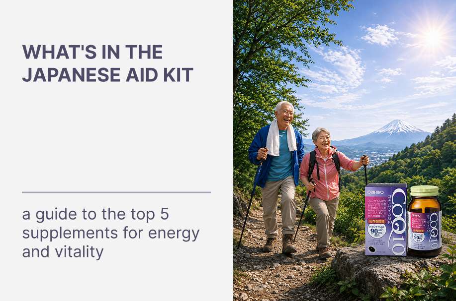 What's in the Japanese Aid Kit for Energy and Vitality: a Guide to the Top 5 Supplements
