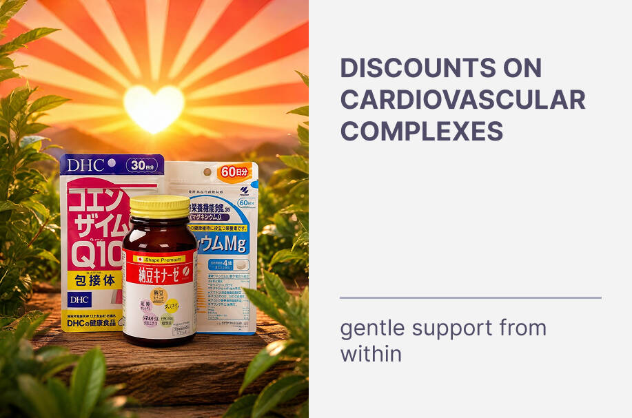 Discounts on Heart & Blood Vessel Complexes 💙 Gentle Support from Within