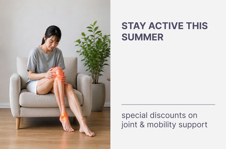 Stay Active This Summer ☀️ Special Discounts on Joint & Mobility Support