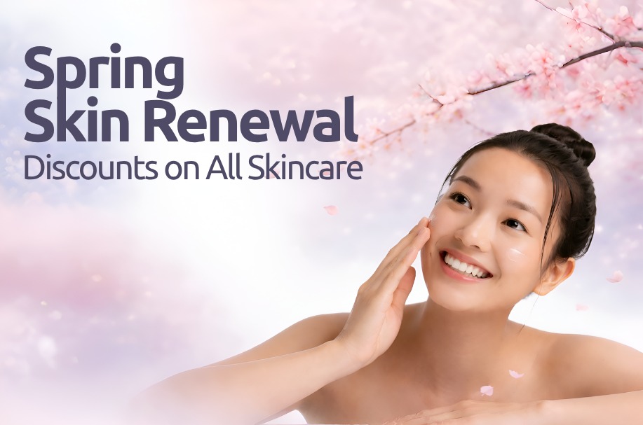 Spring Skin Renewal — Discounts on All Skincare