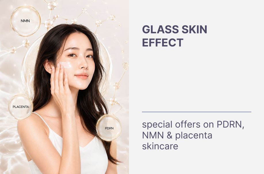Glass Skin Effect ✨ Special Offers on PDRN, NMN & Placenta Skincare