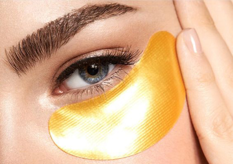 gold eye patches