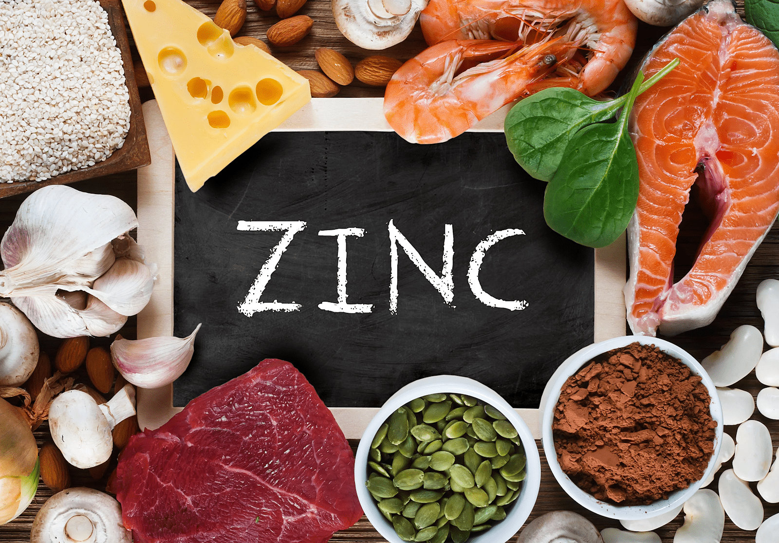 Zinc: benefits and food sources