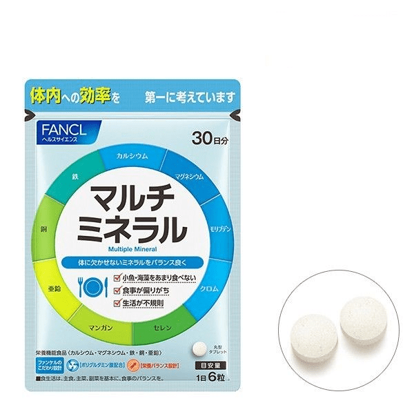 FANCL Multiminerals complex for comprehensive mineral support