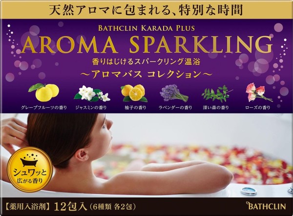 Bathclin Aroma Sparkling Karada Plus Collection Bath Salts buy at a good  price