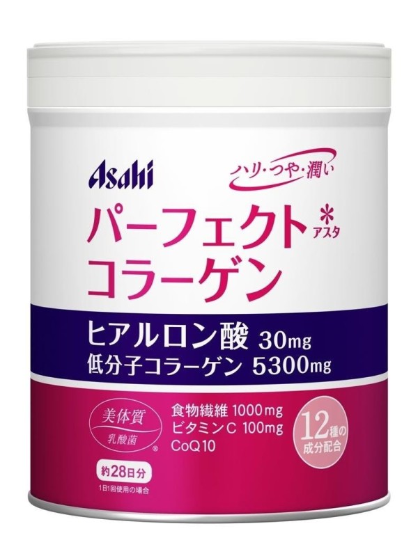ASAHI Perfect Amino Collagen + Hyaluronic Acid + Lactic Acid Premier Rich Powder