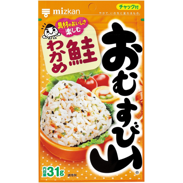 Mizkan Omusubiyama Rice Seasonings Salmon/Wakame