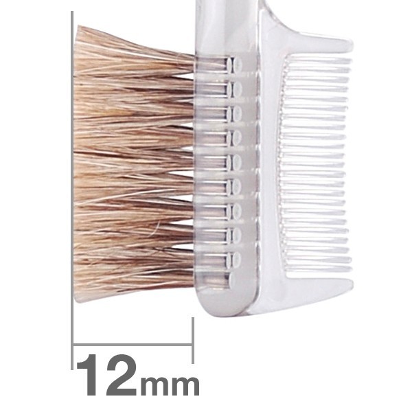 HAKUHODO Brow Comb Brush Transparent S195Bk