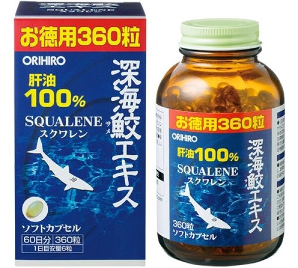 ORIHIRO Squalene Shark Liver Oil 60 days