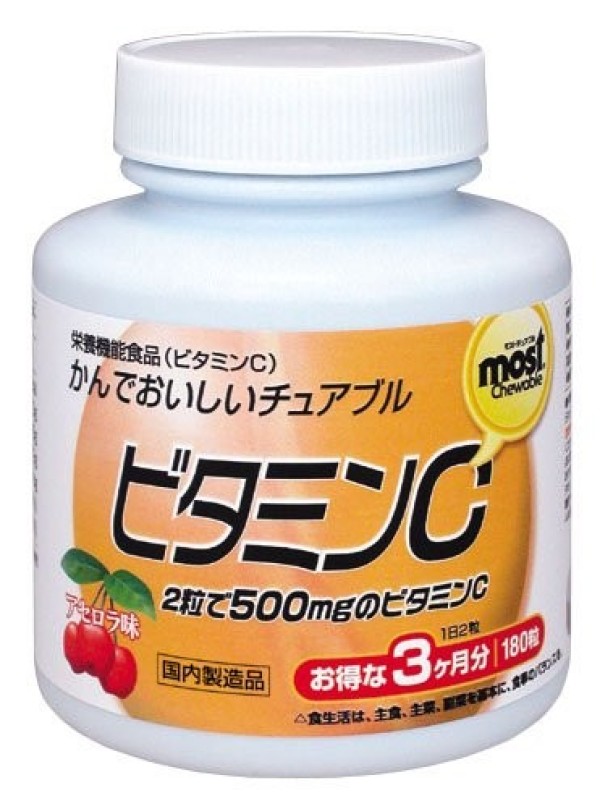 Orihiro Chewable Vitamins with Acerola for 90 days