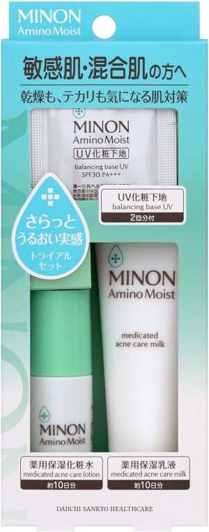 Daiichi-Sankyo MINON Amino Moist Trial Set for Sensitive Combination Skin