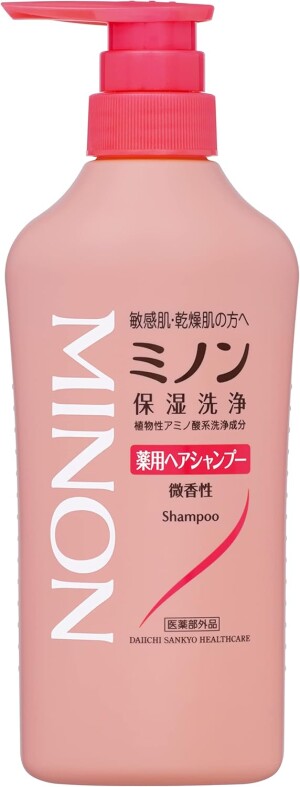 Daiichi-Sankyo MINON Medicated Hair & Body Shampoo for Sensitive Skin and Weakened Hair