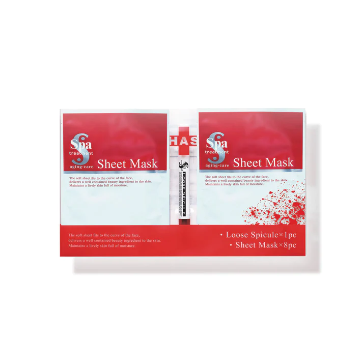 Spa Treatment eX Loose Spickle & HAS Sheet Mask moisturizing, renewal and rejuvenating skincare set