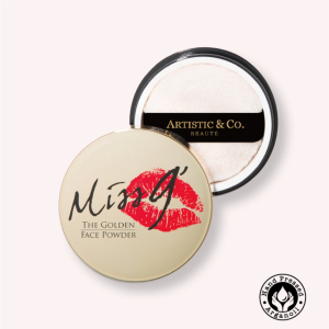 ARTISTIC&CO Miss 9' The Golden Face Powder with Natural Silk for Skin Radiance