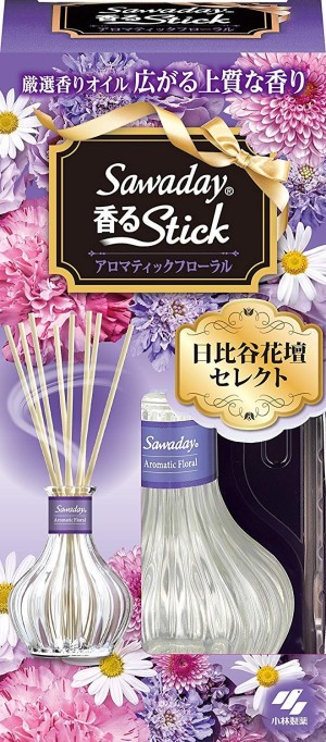 Natural aroma diffuser for home Sawaday stick Aromatic Floral