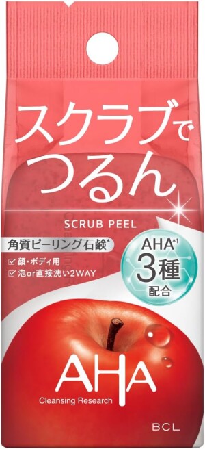 BCL AHA Cleansing Research Scrub Peel Soap with Caolin