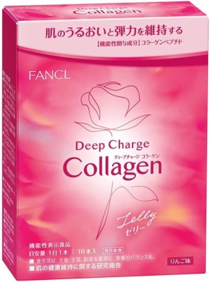 FANCL Deep Charge HTC Collagen & Pose Extract Rejuvenating Beauty Jelly Sticks