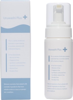 Uruwashi Plus Amino-Acids Cleansing Foam for Sensitive Skin with Rosacea