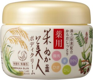 Komenuka Bijin Body Cream with Rice Bran and Urea