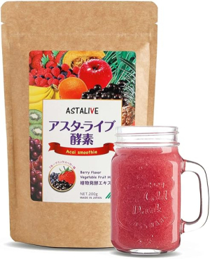 ASTALIVE Asai Smoothie Vegetable Fruit Mix + Enzyme + Lactic Acid Bacteria