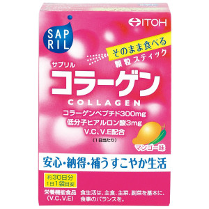 ITOH Collagen & Hyaluronic Acid Firm Skin Mango Flavor Sticks