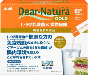 Asahi Dear-Natura L-92 Lactic Acid Bacteria & Dietary Fiber