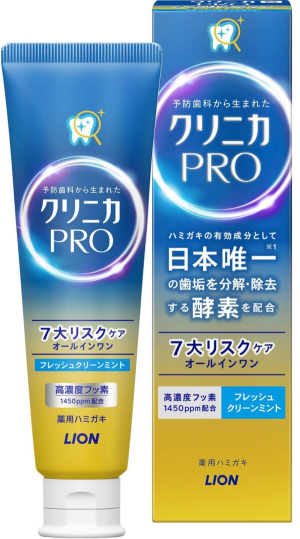 Lion CLINICA PRO Enzyme All-In-One Toothpaste