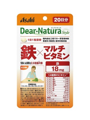 Asahi Dear-Natura Style Iron Multivitamin