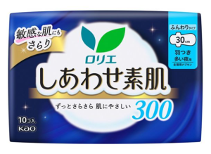 KAO Laurier Overnight Pads with Wings 30 cm