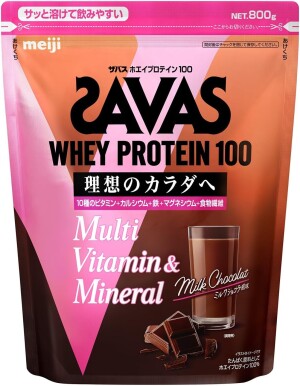 Protein Drink Meiji SAVAS Whey Protein 100 Milk Chocolate Flavor