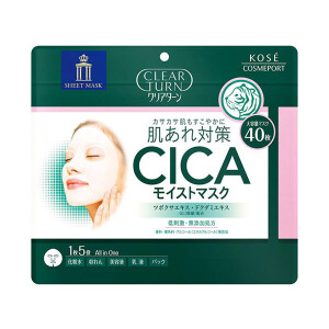 KOSE Clear Turn CICA Moist Mask for Sensitive Skin