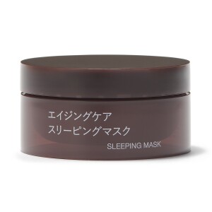 MUJI Aging Care Sleeping Mask with Rice Bran for Firm Moisturized Skin