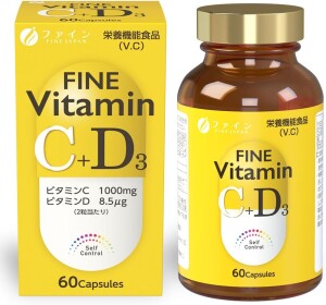 FINE JAPAN Fine Vitamin C + D Health & Beauty Support