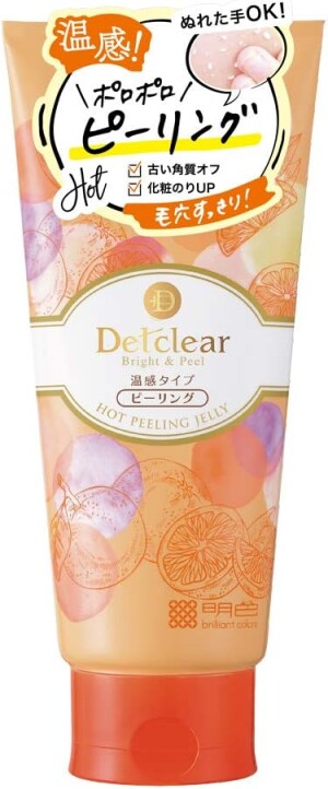 Meishoku Detclear Bright & Peel Hot Peeling Jelly with Ginger Extract, AHA, BHA