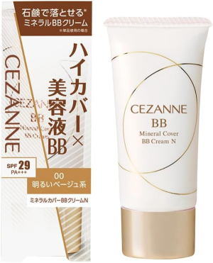 CEZANNE Mineral Cover BB Cream N with a Dense Matte Effect
