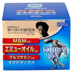Noguchi Medical KIDA DX Glucosamine + Emu Oil + MSM Joint Pain Cream
