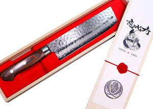 YEBISU YAIBA Nagi Sakai Luxury Damascus Kitchen Knife