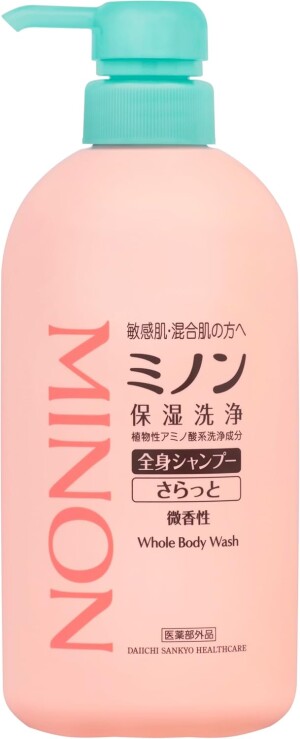 Daiichi-Sankyo MINON Whole Body & Hair Wash Fresh Type for Sensitive Combination Skin