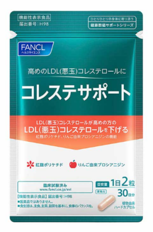 Cholesterol-Lowering Supplement FANCL Choleste Support