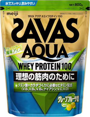 Refreshing Sports Drink Meiji SAVAS Aqua Whey Protein 100