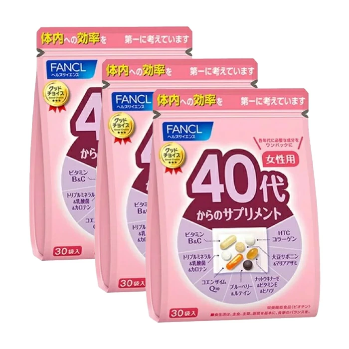 Trio Set: FANCL Good Choice 40's Women Health Supplement -3 pcs