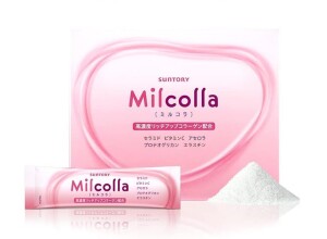 Suntory Milcolla Collagen + Ceramides + Vitamin C + Elastin Hair Skin & Nail Supplement