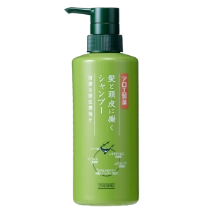 Kobayashi Silicone-free Moisturizing Shampoo with Aloe Extract and Ceramides for Healthy Hair and Scalp