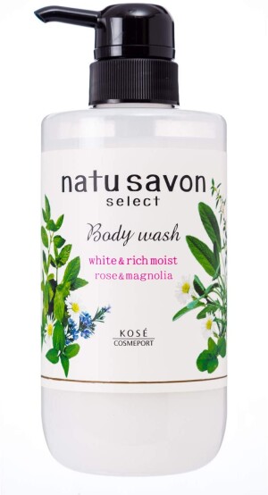 Kose Softymo Natu Savon White & Rich Moist Body Wash