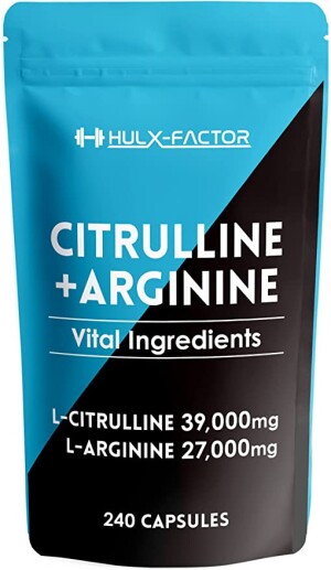 Energy Boosting Complex HULX-FACTOR Citrulline + Arginine with Zinc