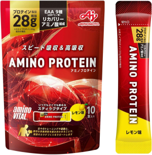Whey Protein BCAA EAA  Ajinomoto Amino Vital Protein Lemon Flavor